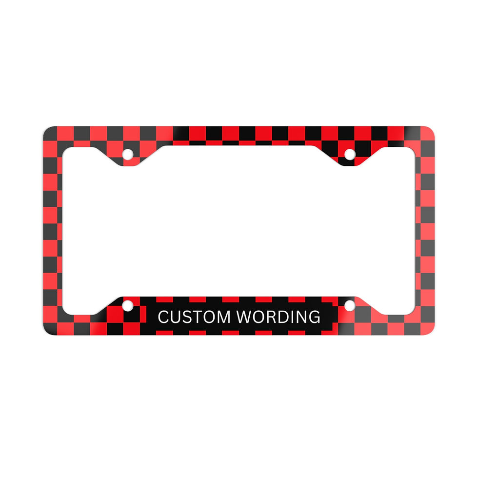 custom vanity plate