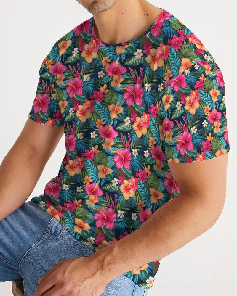 men's floral t-shirt gift
