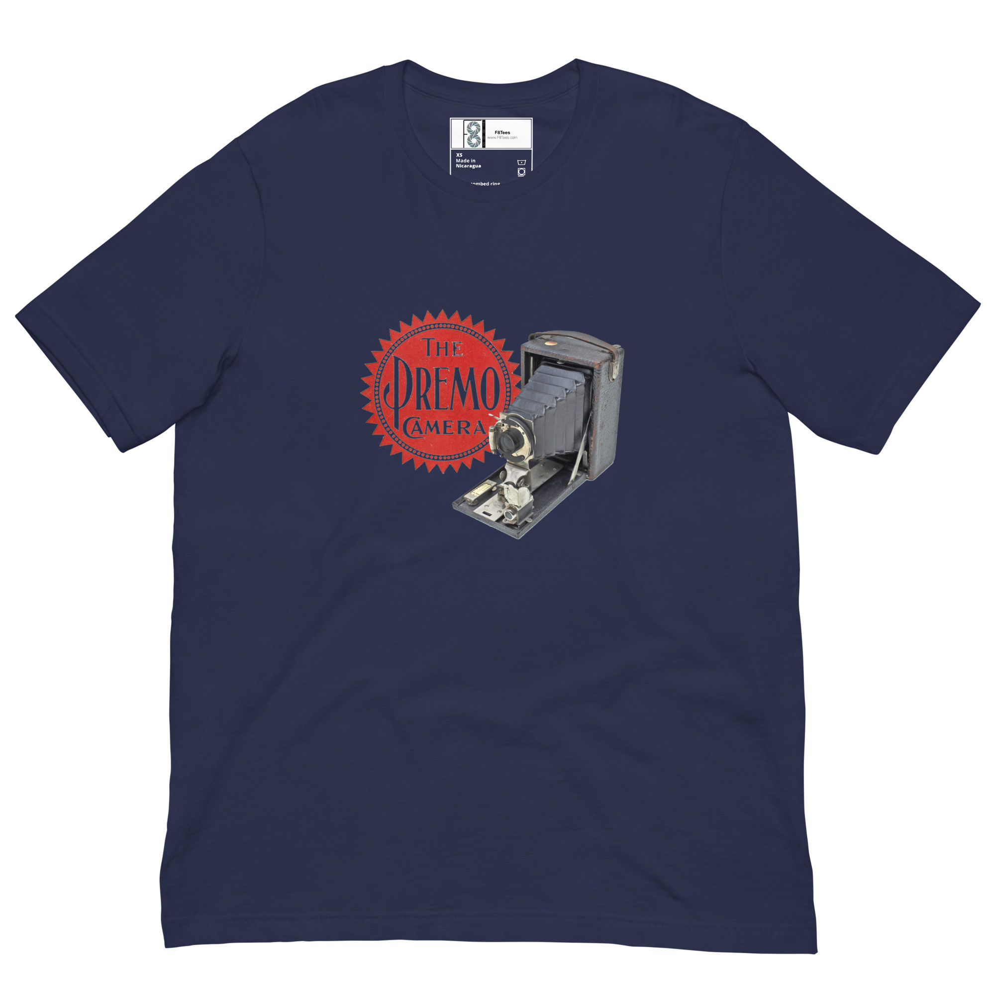 The Premo -Vintage camera t-shirt