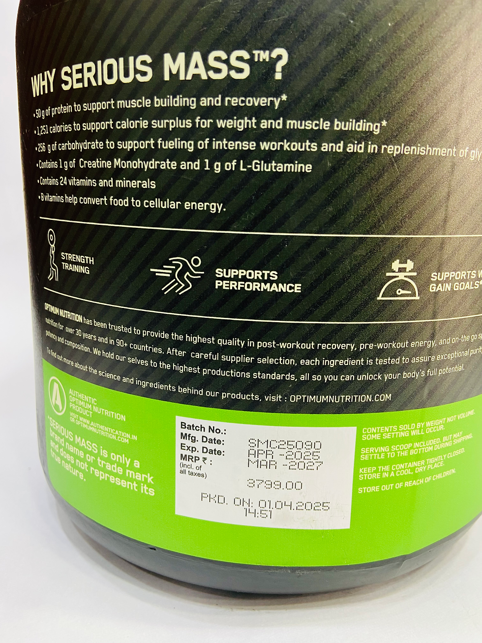 Thumbnail: Optimum nutrition 