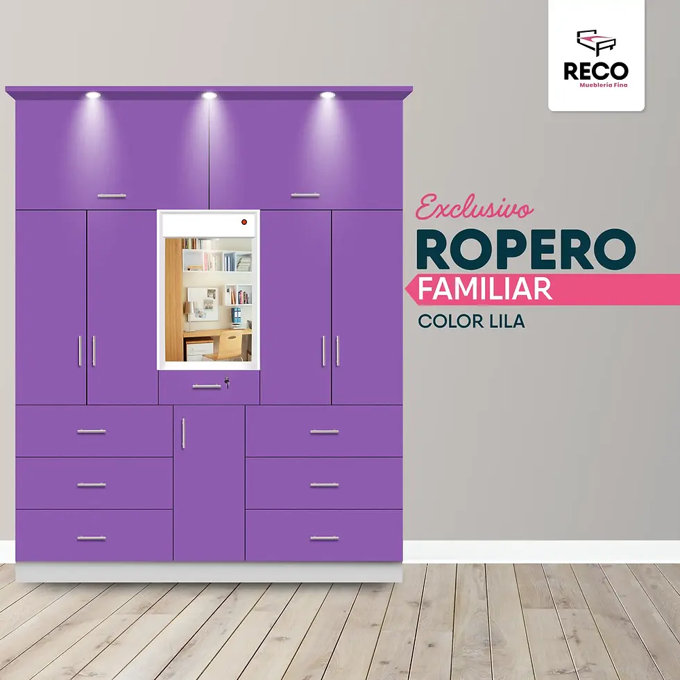 Miniatura: Ropero Familiar Lila