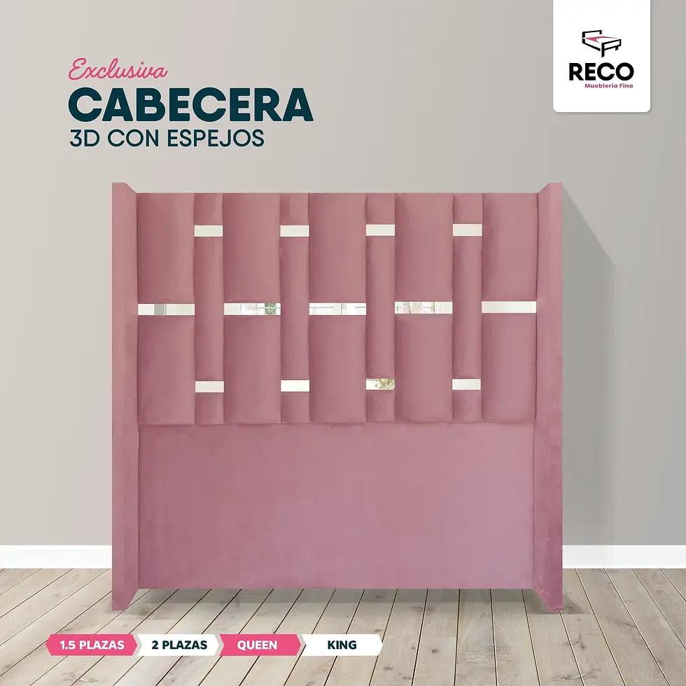 Miniatura: Cabecera 3D con espejos
