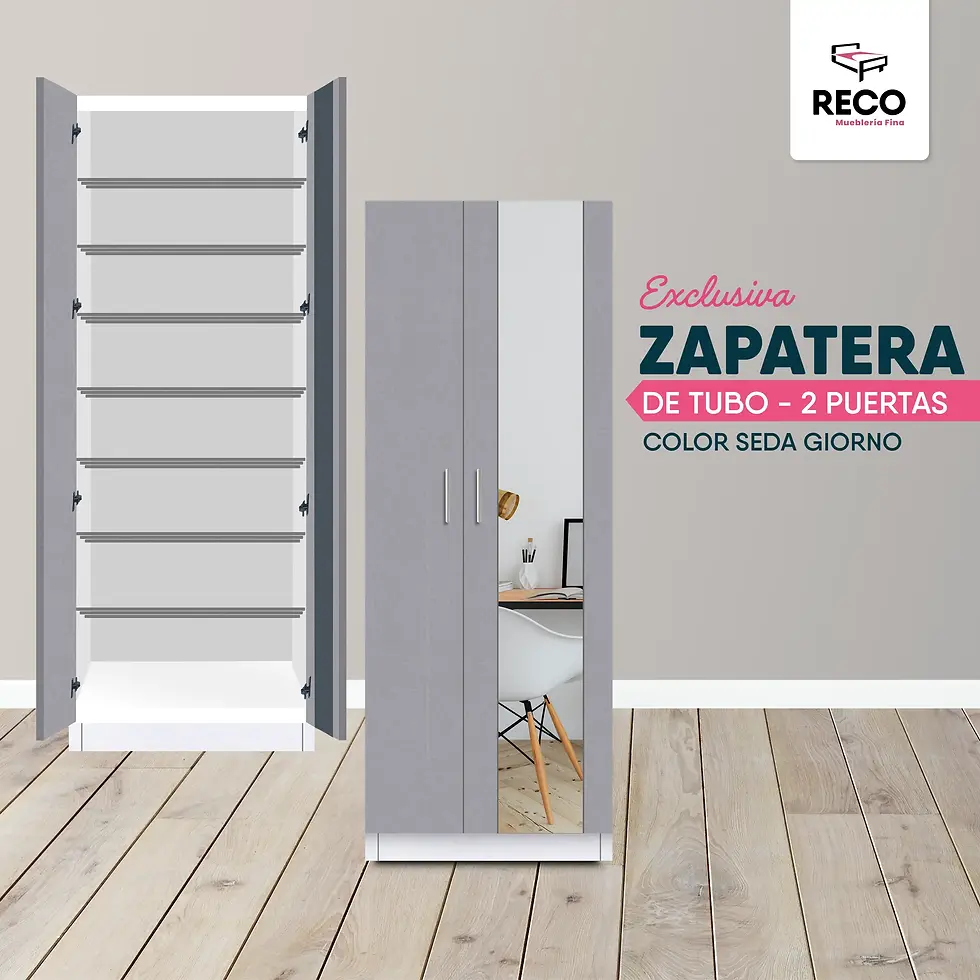 Miniatura: Zapatera de Tubos - 2 puertas