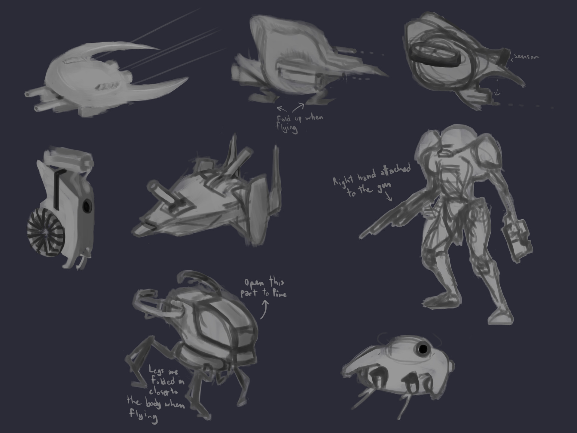 Exploration sketches 1