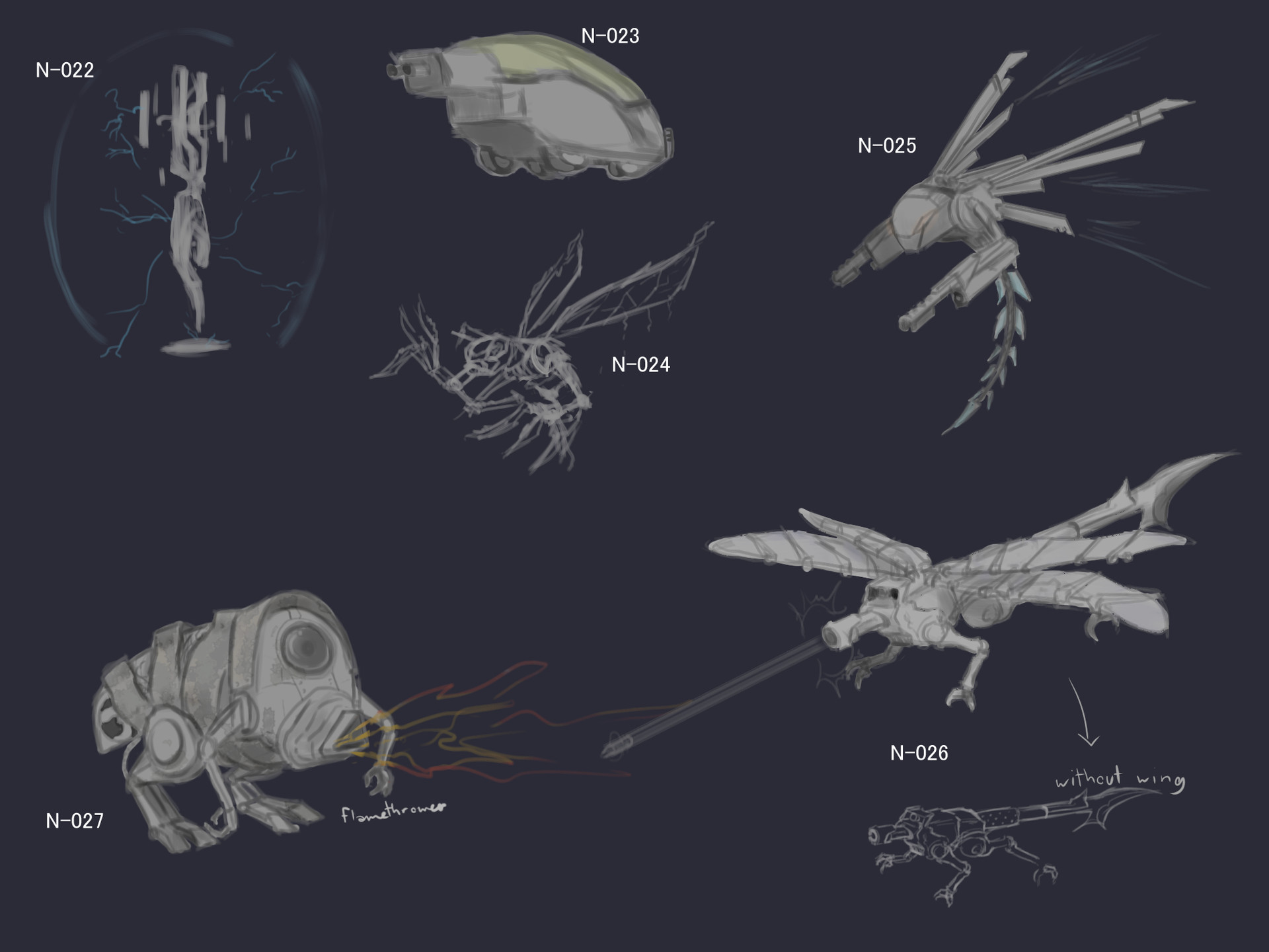 Exploration sketches 3