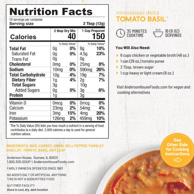 Thumbnail: Mississippi Delta Tomato Basil Soup Mix