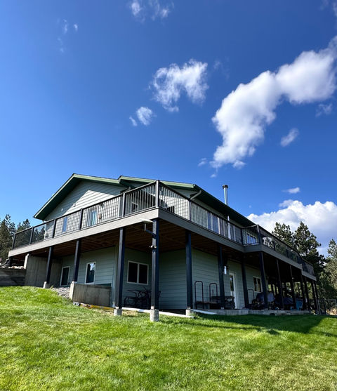 New deck by Laskovics deck and Sauna, Helena, MT