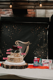 cheese layered cake next to heartburn station medication