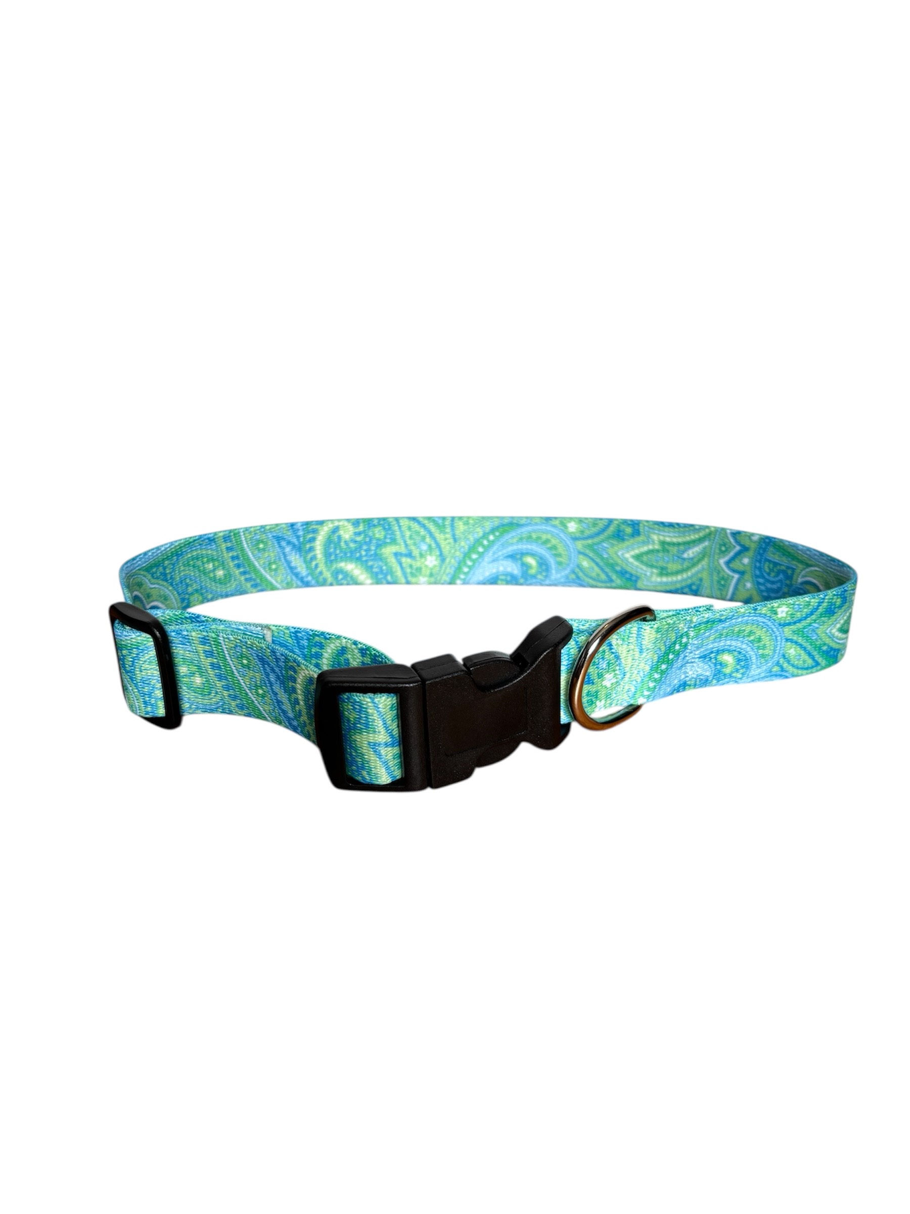 Green & Blue Paisley Collar