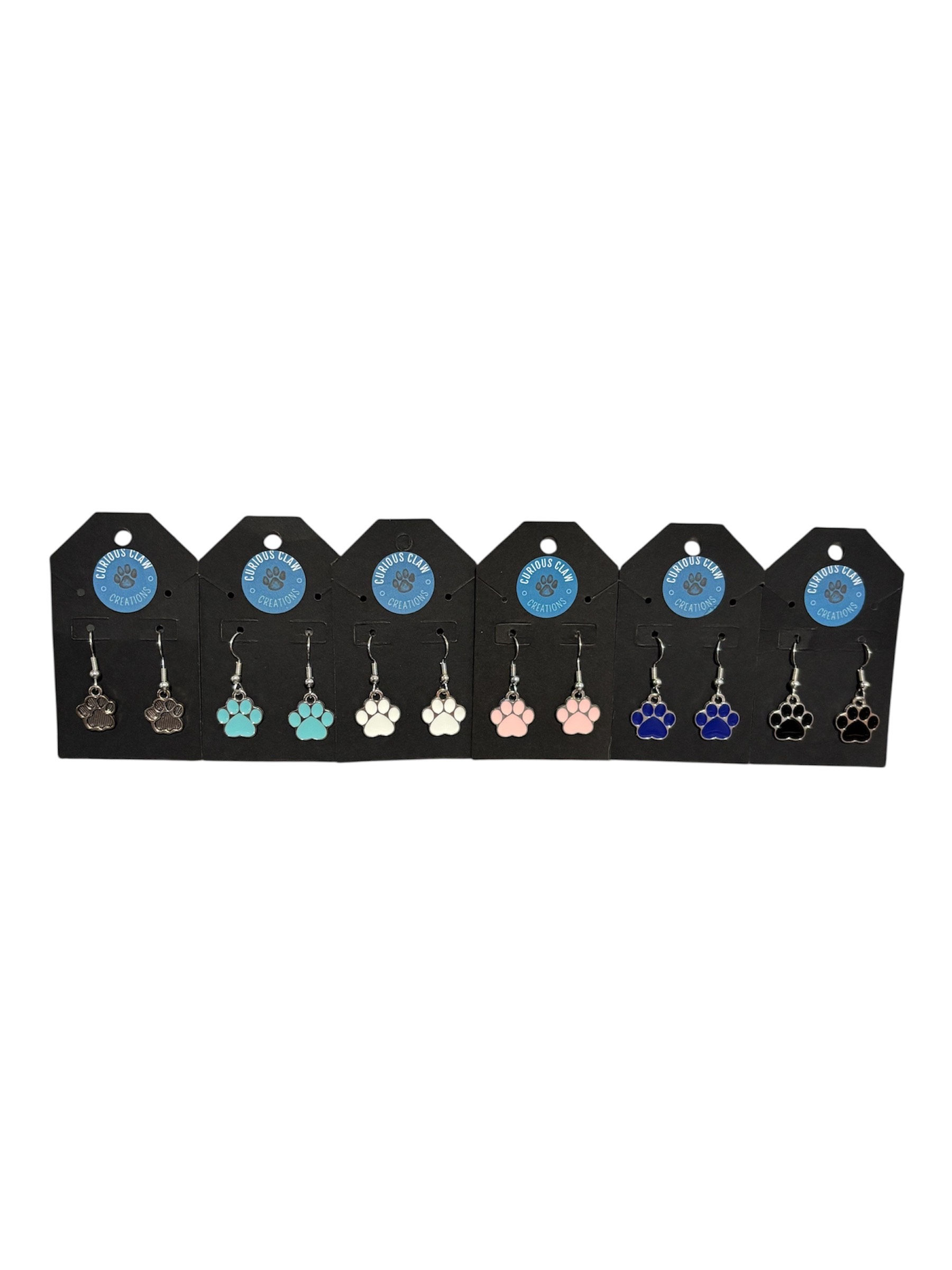 Paw Print Dangle Earrings – Multiple Styles & Colors!