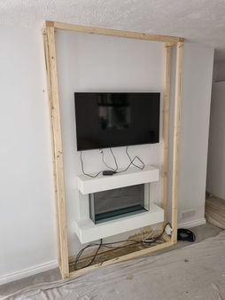 Custom made tv media units New Heights Carpentry Bespoke Furniture