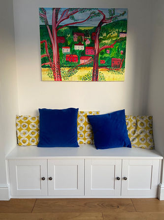 Custom made alcove units New Heights Carpentry Storage Bespoke Furniture