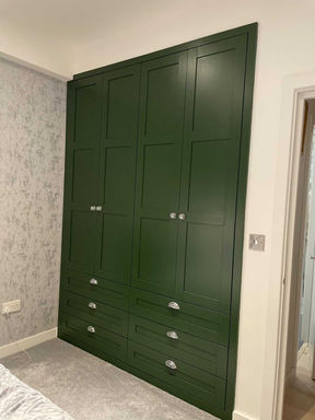 Shaker Style Custom Made Fitted Wardrobes