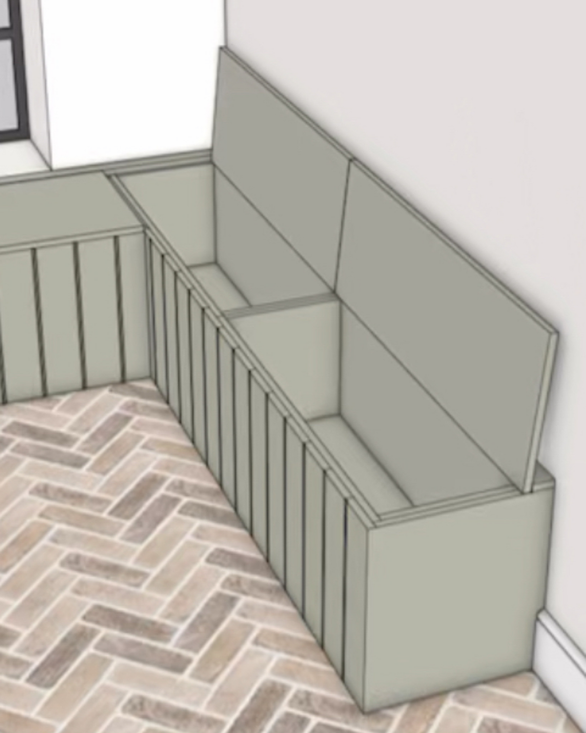 Behind the carpentry at New Heights Carpentry