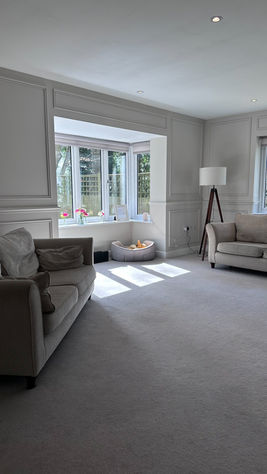 home interior wall panelling custom-built Surrey