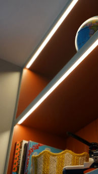 Bespoke Media Unit with LED Lighting