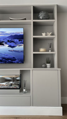 Bespoke Media Unit with Electric Fireplace