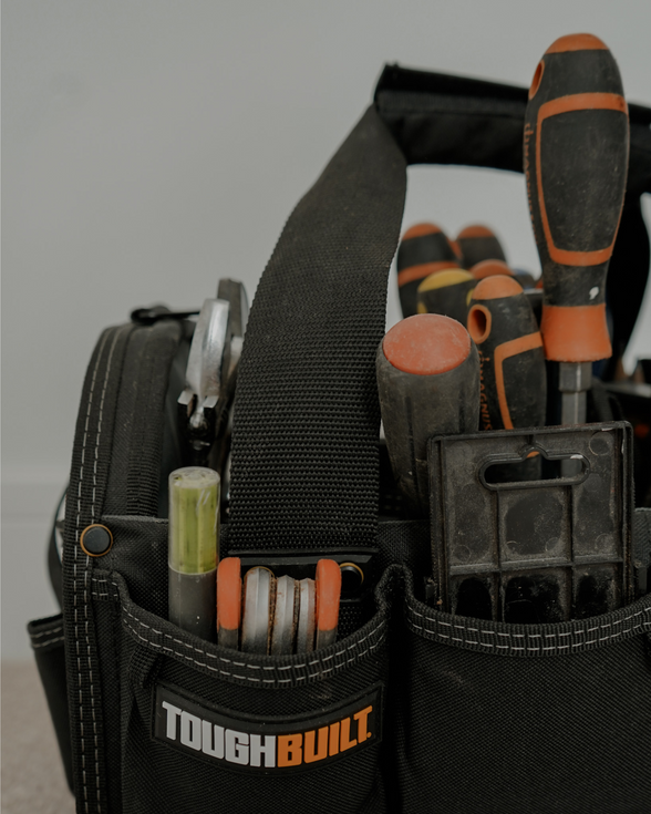 Behind the carpentry at New Heighs Carpentry, Reigate, Surrey.