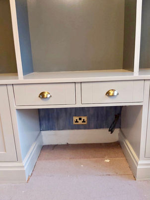 bespoke carpentry services custom made furniture New Heights Carpentry Reigate alcove unit