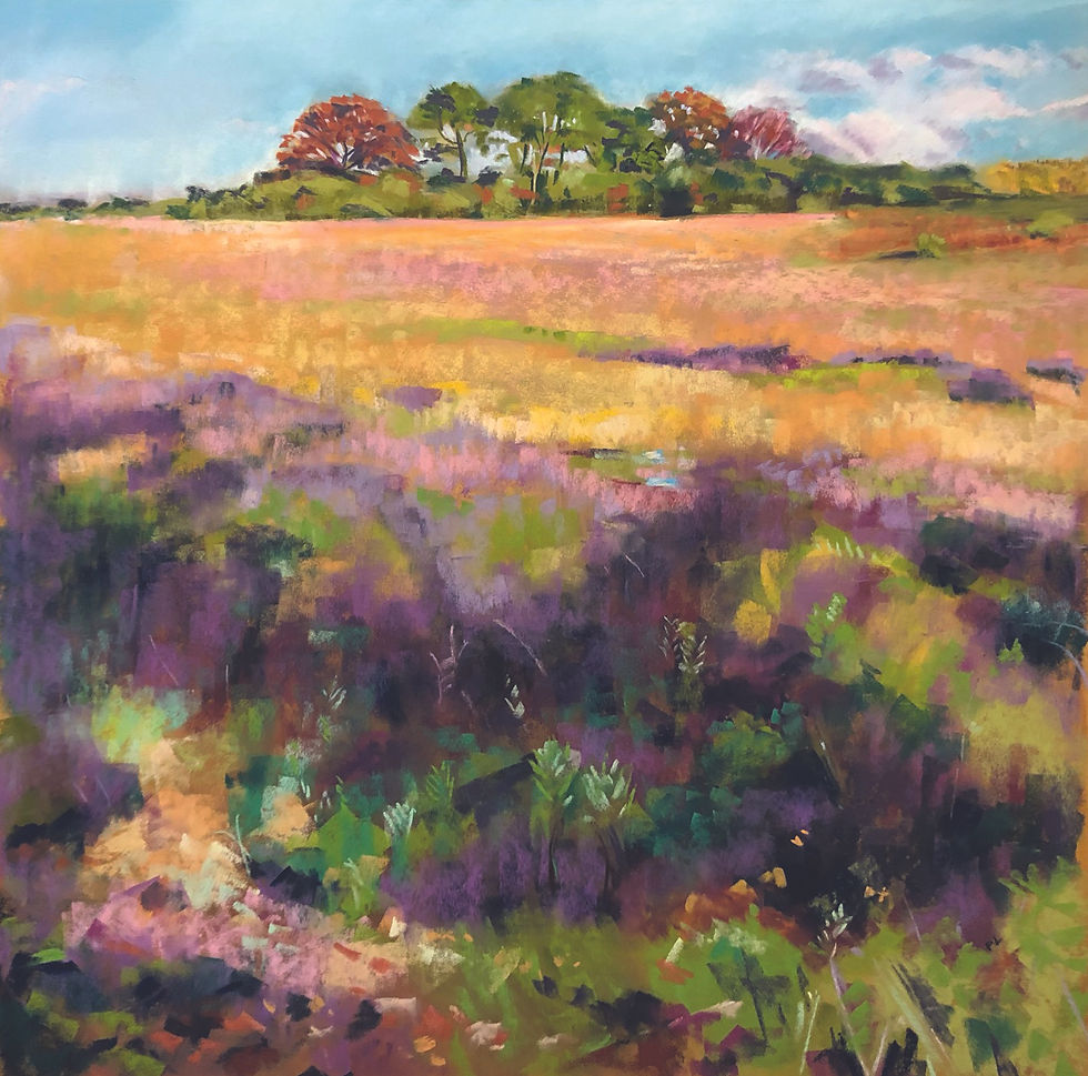 A3 Giclée Print - View up to Setley Pond from Railway Line