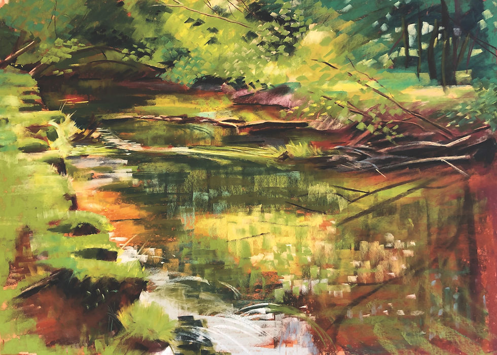 A4 Giclée Print - Ivy Wood stream