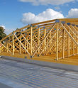 Bow Truss (Barrel Truss) Attic Truss - Pemberton Timber Frame - Roof Truss Manufacturer in Kent