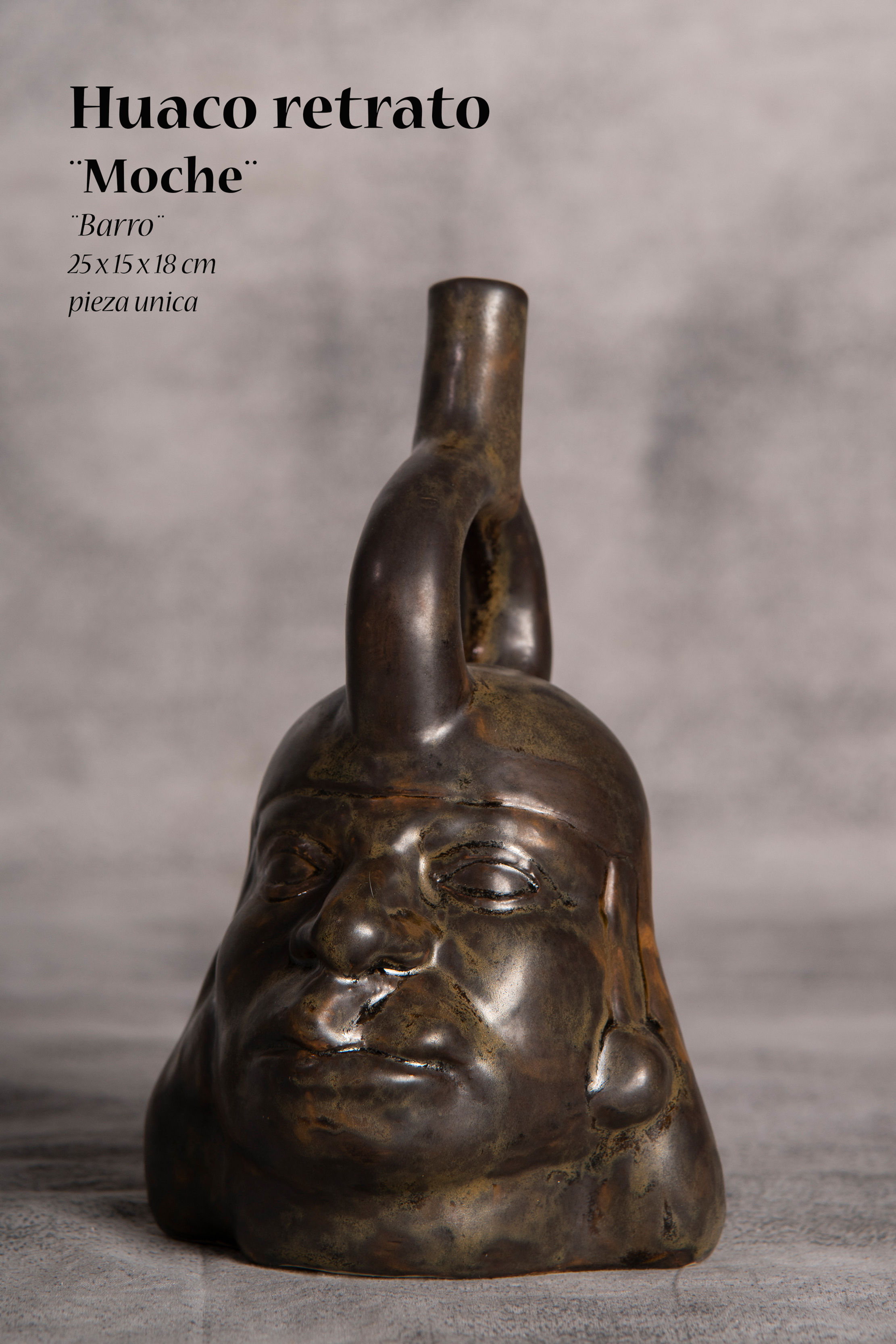 Huaco retrato. Moche