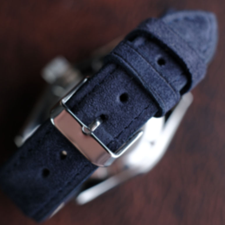 Standart Lug Süet Seri Lacivert Süet Deri Kordon (14-26mm arası tüm ölçüler)