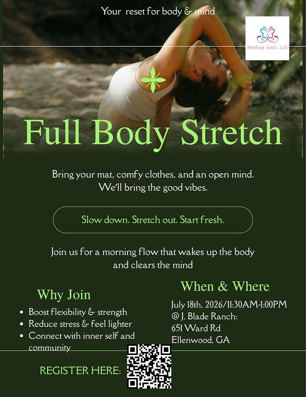 Full Body Stretch In The Sun