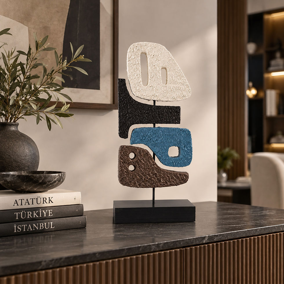 Equilibria Masaüstü Heykel | Modern Soyut Denge Heykeli