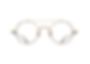 Matsuda M3143 Brushed Gold Top Bar Contemporary Aesthetic Eyeglass Frame Front View