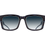 Thumbnail: Matsuda M1040 Demi Blue Classic Metal-Inlaid Rectangular Sunglass Frame with Blue Gradient Lenses Front View