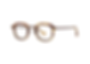 Anne & Valentin M15 Light Horn & Brown Stylish Rounded Rectangular Eyeglass Frame Front/Side View