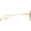 Thumbnail: Dita Marea Yellow Gold & Black Women's Soft Weightless Tailored Eyeglass Frame Side View