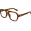 Thumbnail: Bottega Veneta 1336 Transparent Brown Timeless Italian Aviator Eyeglass Frame Side View
