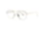 Nathalie Blanc August Pale Gold Delicate Inverted Bridge Eyeglass Frame Front/Side View