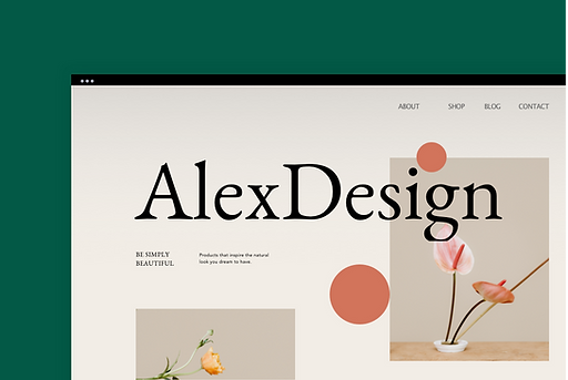 Sitio web de diseño.