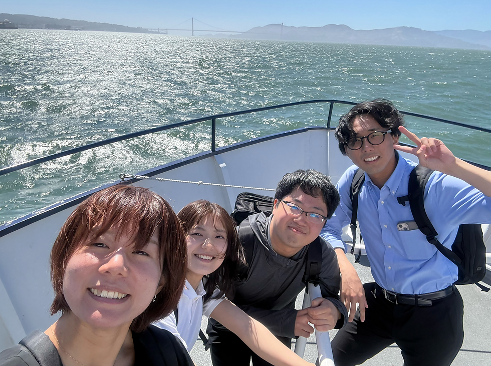 サンフランシスコの風が気持ちよかったです🌊