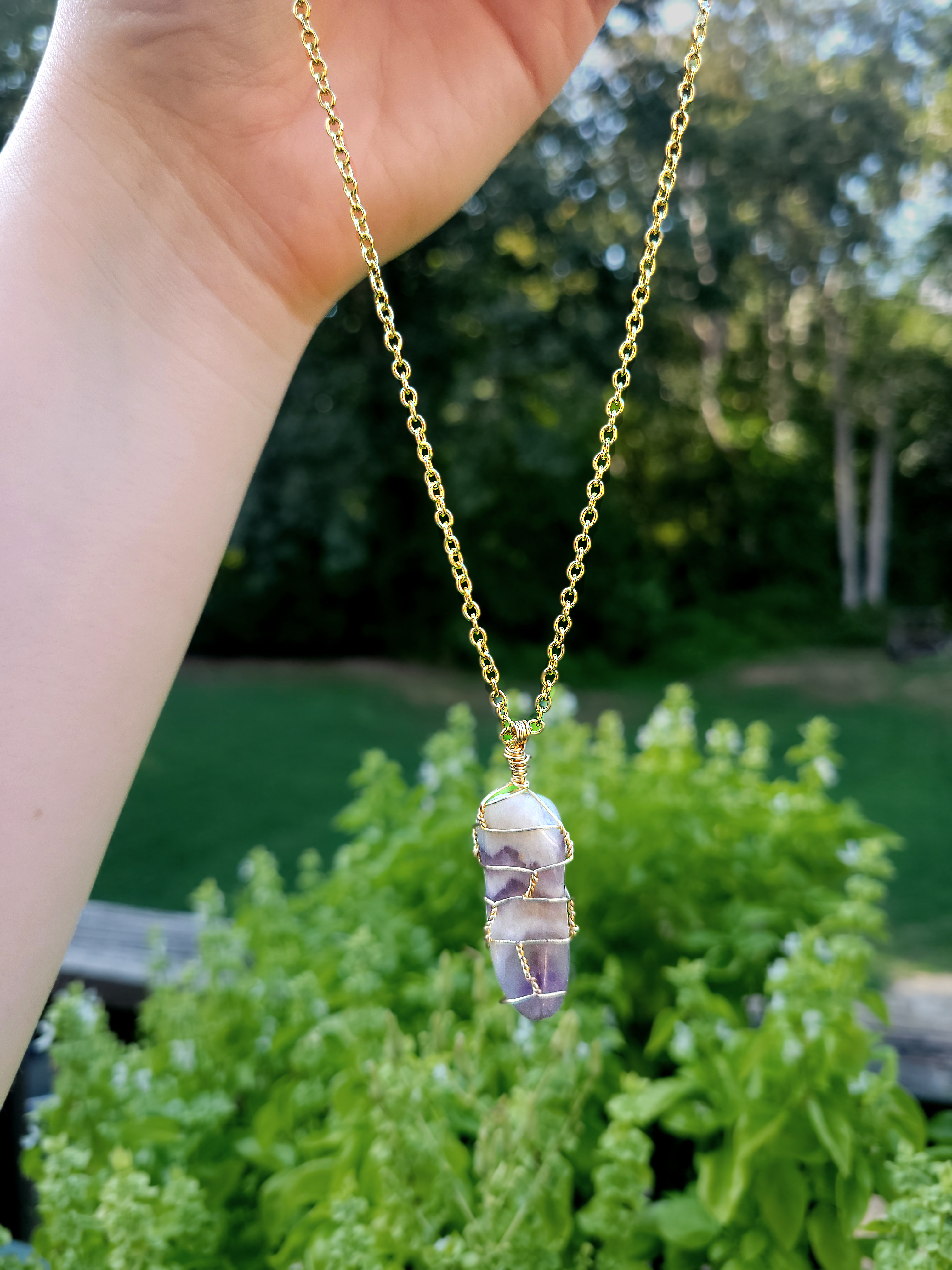 Moroccan Chevron Amethyst