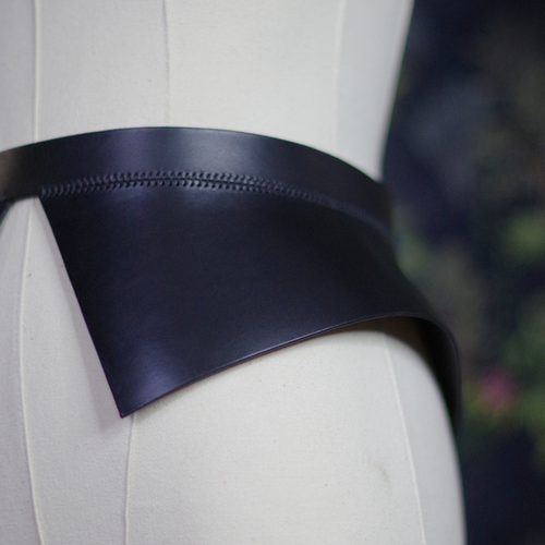 Gotham Belt in Vachetta Leather | Culte du Cuir
