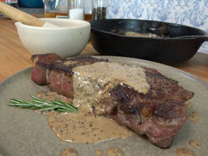 Learn how to make authentic Sauce Au Poivre — the classic French peppercorn steak sauce that turns any steak into a steakhouse-quality meal.