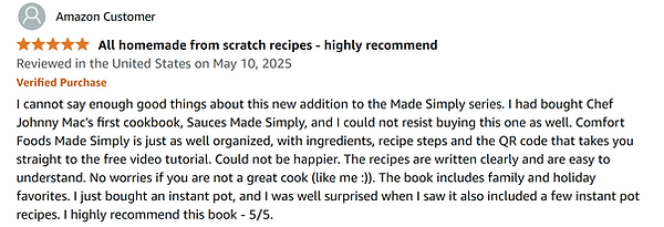 the sauce and gravy channel cookbook comfort foods made simply cookbook amazon review from customer