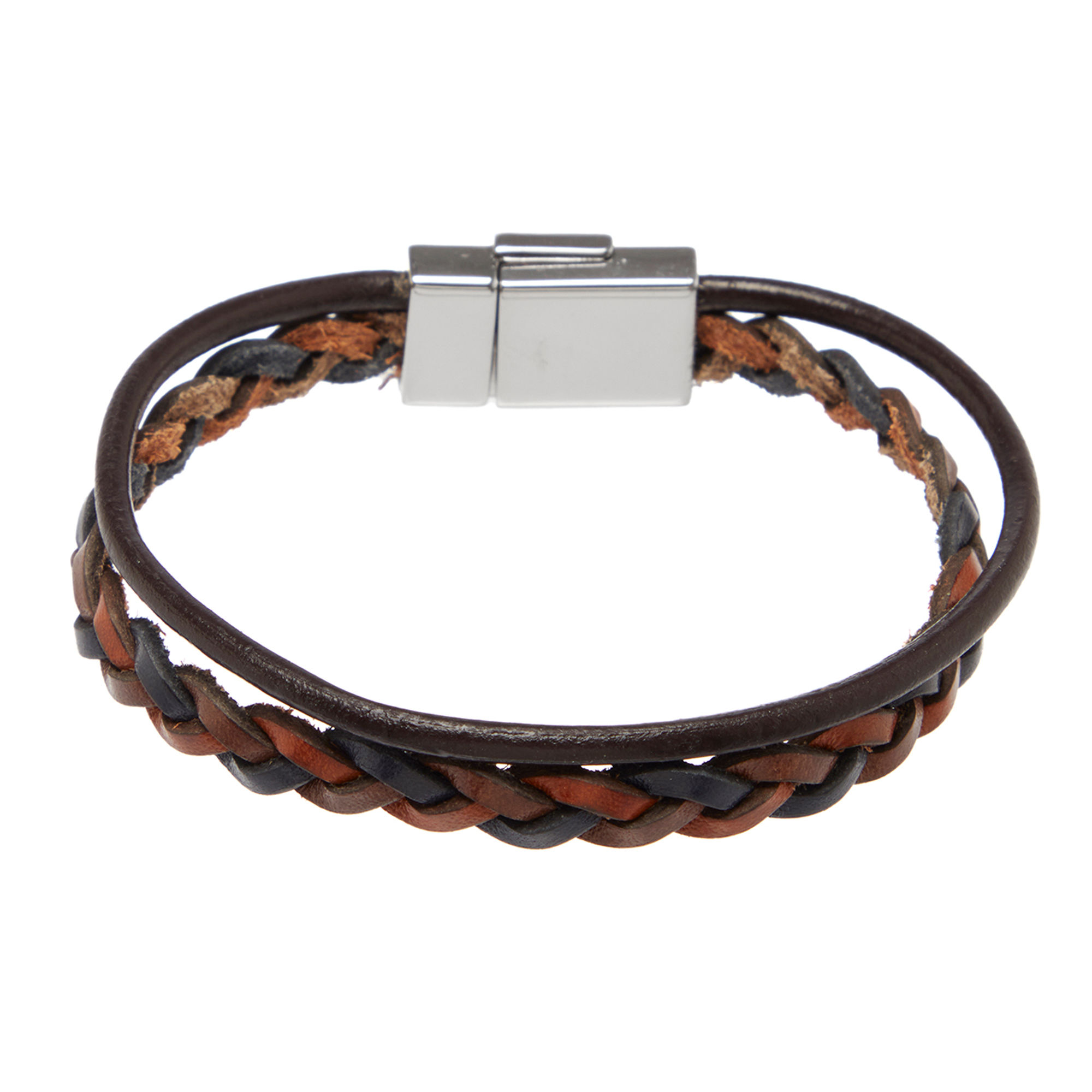 Tünd Göy Dəri Kişi Biləklik