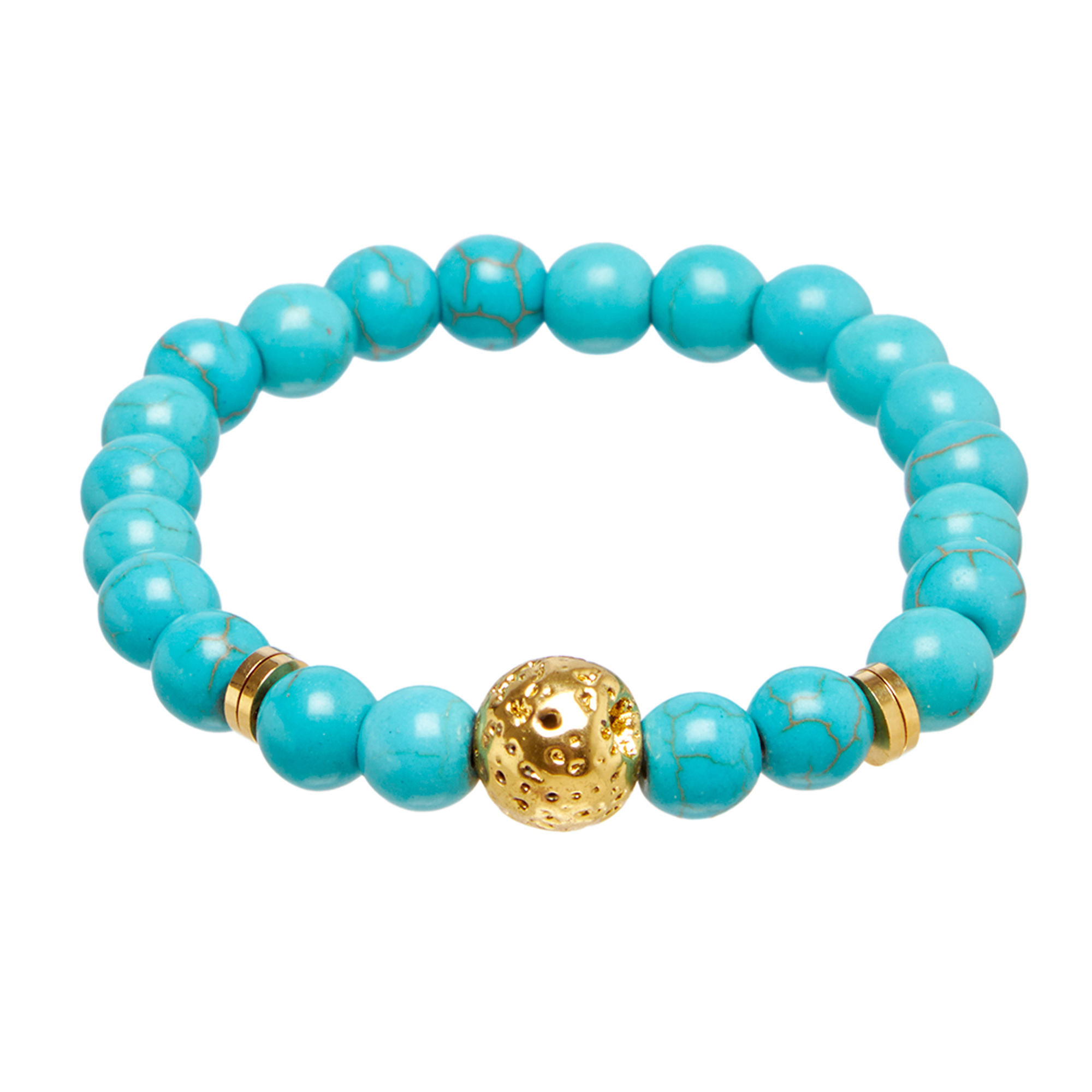 Mavi Təbii Daş Qadın Biləklik