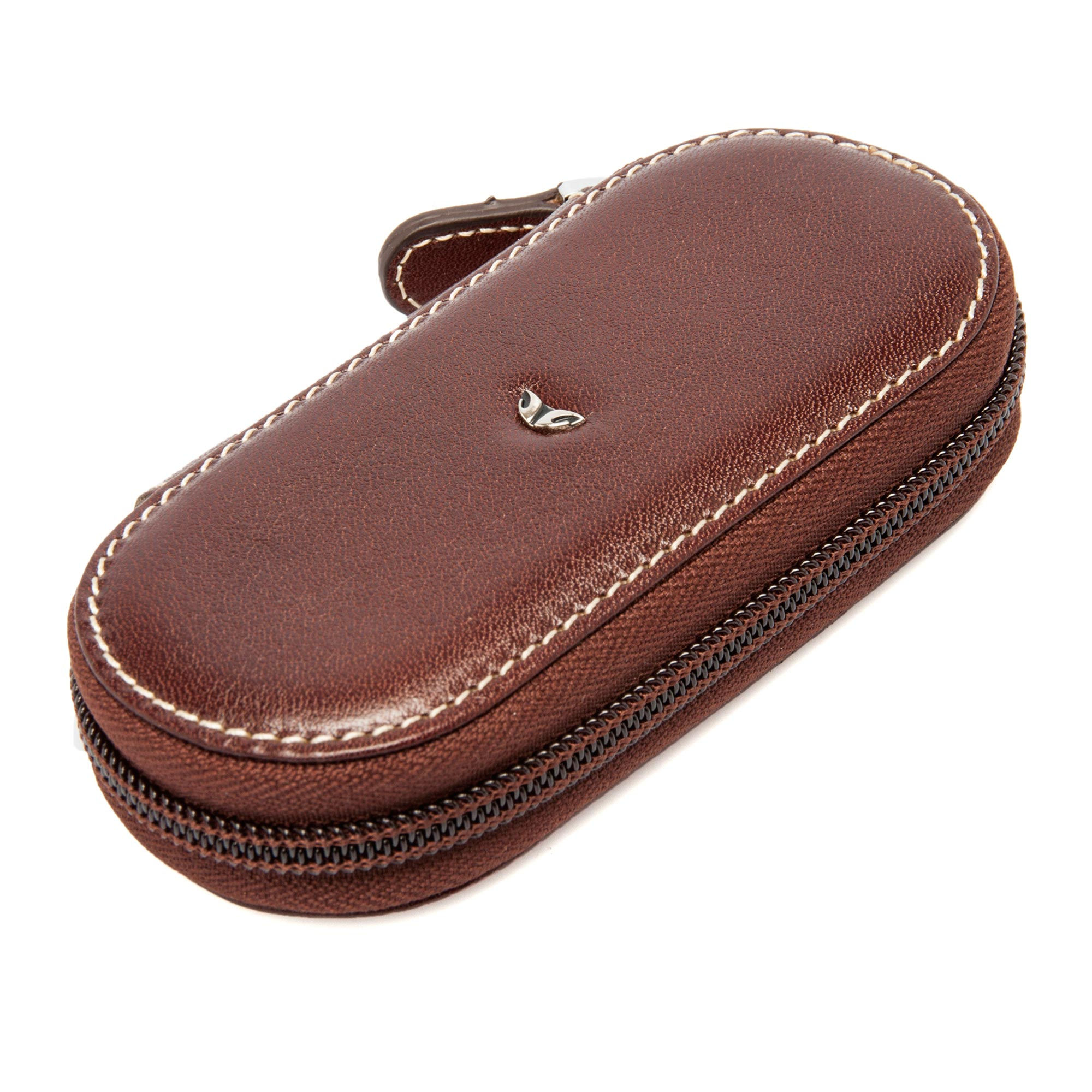 Bordo Dəri Unisex Açar Qabı