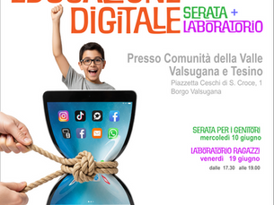 Educazione Digitale: Serata per Genitori e Laboratorio Ragazzi a Borgo Valsugana