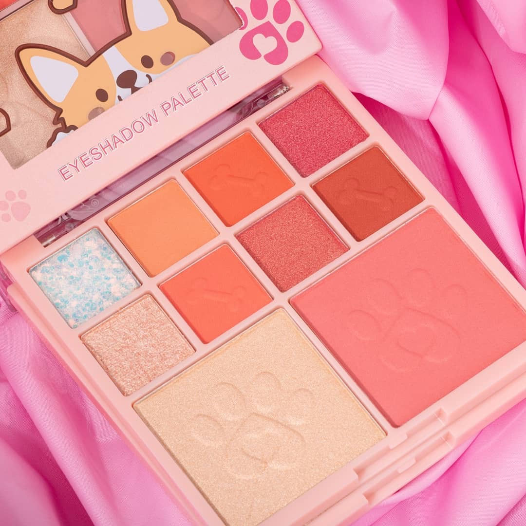 Paleta de maquillaje.