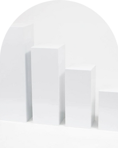 White Cube Plinths for hire from Bloom Illusions
