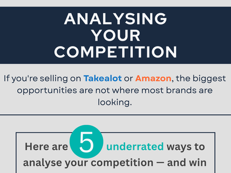 5 Overlooked Ways to Analyse Your Competition on Online Marketplaces