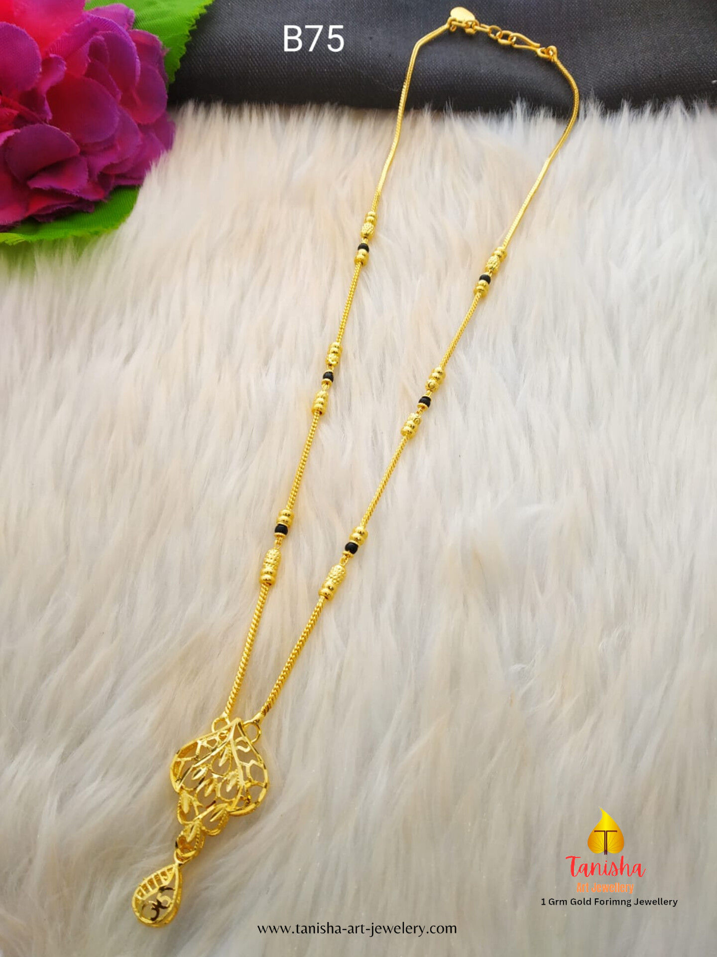 Shining Busy Short Mangalsutra